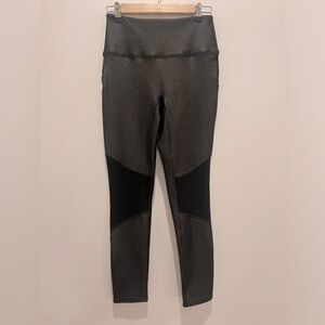 ONA Textured Moto Black Leggings size M EUC
